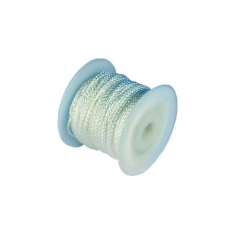 Cuerda de polipropileno, tranzados 2,5 mm 50m PP-blanco bobina (por 25)