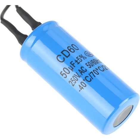 Condensateur de démarrage CD60 250 V 50 µF (1/5)