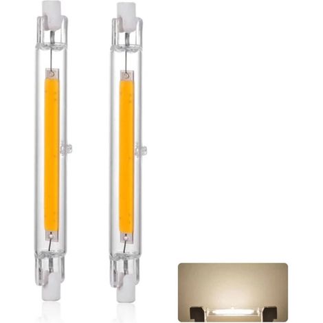 Lampadina LED dimmerabile R7S 118 mm 30 W, bianco naturale 4000 K, 3000 LM, sostituzione lineare per lampadina alogena J118 300 W, illuminazione a 360 gradi, confezione da 2 (1/4)