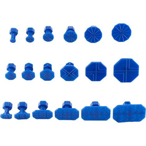 Extracteur de Bosses Safini Automotive Type Extracteur - Couleur Argent/Bleu, Sans Endommager la Peinture pour Carrosserie Auto