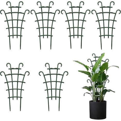 6 pcs Treillis pour Plantes Grimpantes, Exterieur Support Plante Grimpante,Supports pour Plantes de Jardin,Treillis de Jardin pour Plante pour Mini Vignes,Grimpantes (1/5)
