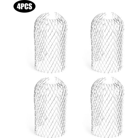 Lot de 4 filtres à feuilles pour gouttières et descentes pluviales - Outil anti-obstruction pour le jardinage - YM (1/5)