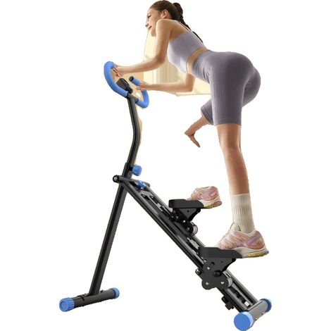 Escaladora, resistencia ajustable, diseño compacto, color negro. (1/2)