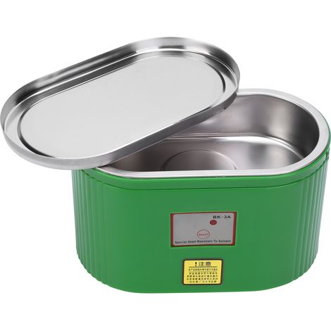 Machine à laver à ultrasons haute puissance pour bijoux et montres, 0,4 L, BK-3A, prise ACEU, 220 V