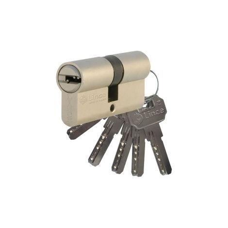 LINCE Cylindre de sécurité multipoint série C2 Came longue 32+32mm Nickel 9C253232N