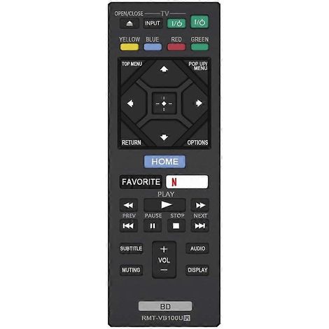 Fernbedienung RMT-VB100U für Sony Blu-ray-Player BDP-BX350, BDP-BX550, BDP-BX650, BDP-S1500, BDP-S2500, BDP-S2900, BDP-S3500 (1/5)