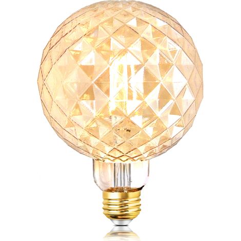 Ampoule LED à Filament - Culot E27 - Forme Spéciale Globe Pinecone Or Ambrée - Blanc Chaud 2700K 5W (1/5)
