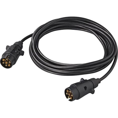 Verl Ngerungskabel 5M Mit 2X 7 Poligem Stecker Pvc