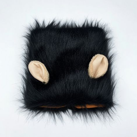Disfraz de león para mascotas negro M x 3 modelo 23