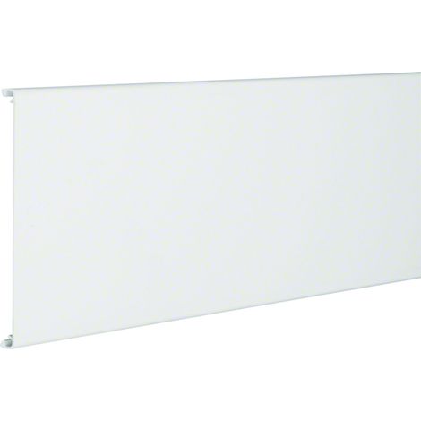Plaque arrière pour goulotte lifea p60mm h150mm PVC rigide RAL 9016 Pure HAGER LF15029016