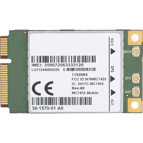 4G LTE Cat6 Mini PCI-E WLAN-Netzwerkkarte für Laptops, MC7455 Modul kompatibel mit FDD/TDD (1/5)