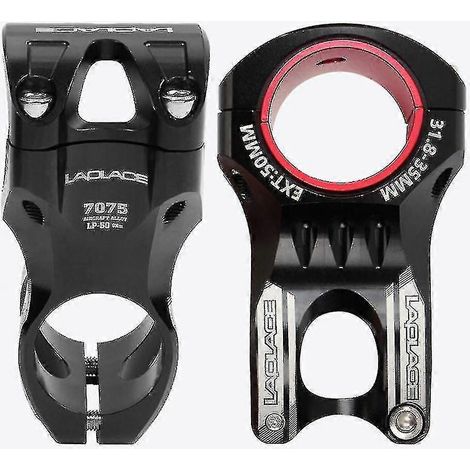 Potence de guidon de vélo Gub Lapalce Lp-50 0 degré 31,8 mm en alliage d'aluminium pour VTT (1/5)