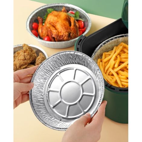 20 styles 7 tours disponibles en aluminiumtallrikar runda pajformar av aluminium pour luftfritöser Matlagning Bakning Forvaring Rostning (1/5)