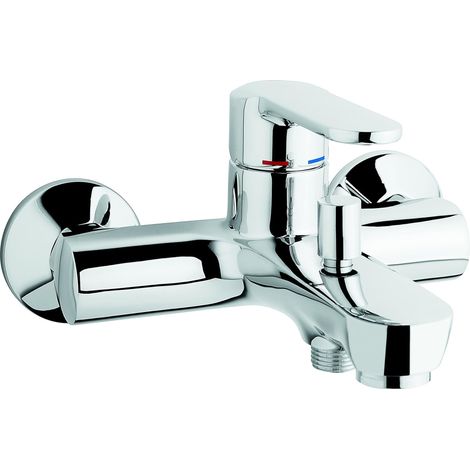 Miscelatore vasca esterno monocomando ottone cromo emmevi nefer cr77031 (1/2)