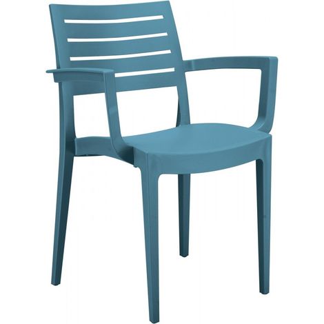 STOCK 24 POLTRONE POLIMERICHE FIRENZE - GRANDSOLEIL Colore: Blu tempesta (1/2)