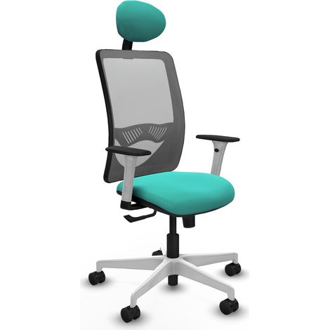 Silla de oficina piqueras y crespo Zulema gris tela malla (1/2)