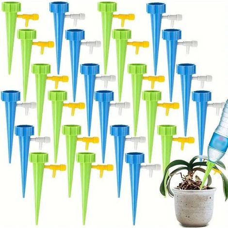 KLVGTIFS PU - Kit d'irrigation goutte à goutte automatique de 40 pièces avec valve réglable, parfait pour et les plantes en pot (1/5)