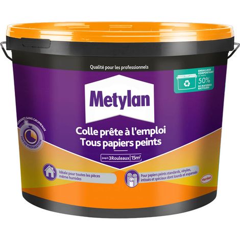 Fertig zum Gebrauch Klebstoff für alle Tapeten - 2,25 kg - Metylan