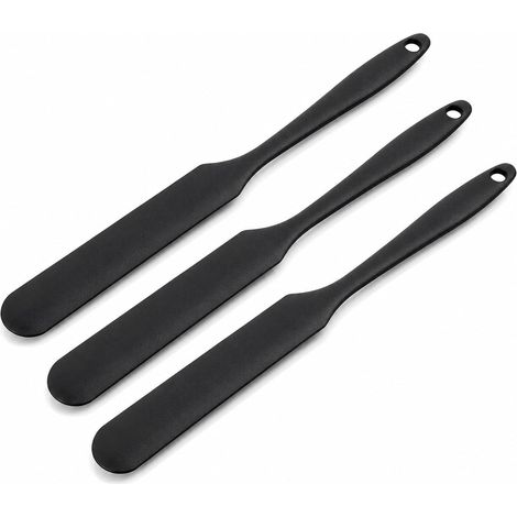 3PCS Spatules en Silicone, Spatule à Pâtisserie, Spatule Cuisine, Design Sans Coutures, Haute Résistance à la Chaleur, Polyvalent pour Pâtisserie et Cuisine, Pratique Étroit et Compact. (1/5)