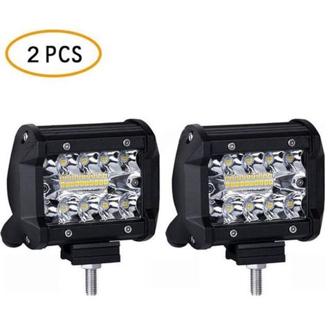 Phare de Travail LED 60W 2PCS Imperméable DC 9V-32V pour Camion Bateau Tracteur Offroad (1/4)