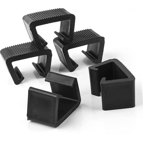 8 pièces de clips de meubles, clip de bord de table de terrasse, attache de chaise d'extérieur, canapé de chaise, clip de ca (1/4)