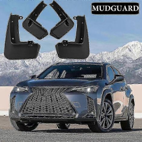Bavettes anti-éclaboussures pour Lexus UX 2019-2023 - 4 bavettes avant et arrière