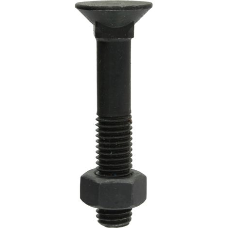 Bullone per aratro con filettatura M12, lunghezza 70 mm, 8.8 DIN 608, per aratro agricolo 3200851