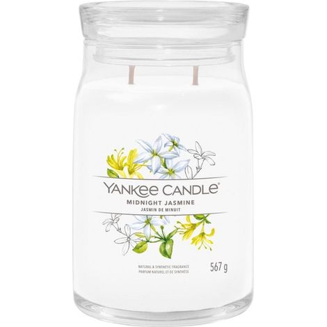 Vela Yankee Candle Signature Large en frasco, jazmín medianoche, 567 g (1/5)