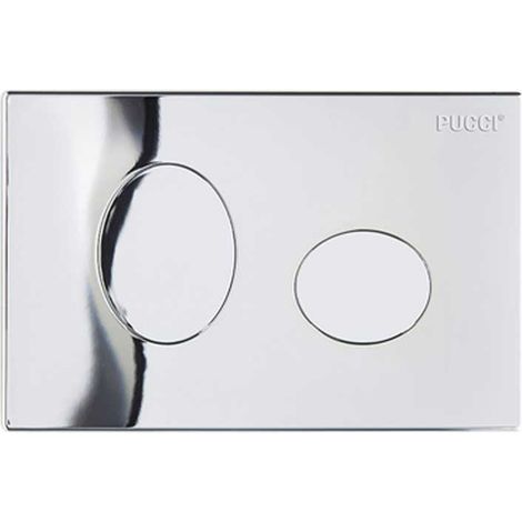 Pucci Placca di comando Eco Ellisse Cromo Lucido  80130552 (1/7)