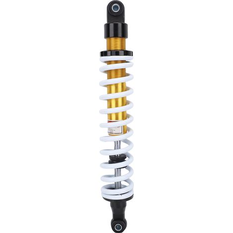 Agrandis d'amortisseur à usage lourd de 400 mm Distance de 10 mm de diamètre amortissement réglable à ressort pour moto ATV UTV Quad Dirt Bike Go Kart Scooter. (1/5)