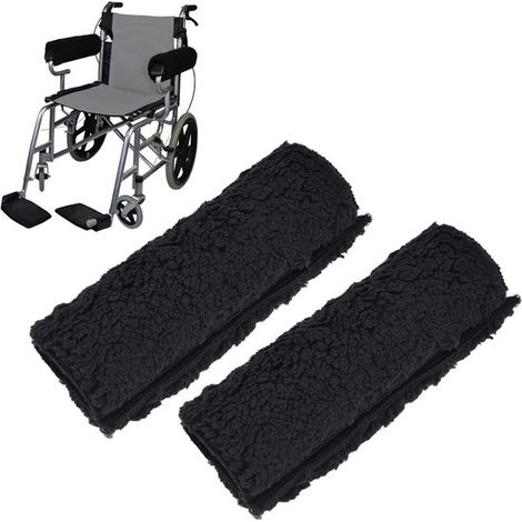 1 paio di cuscini poggiabraccia per sedia da ufficio in poliestere nero, ergonomici e antiscivolo, con supporto per gomiti, ideali per sedie da gaming. (1/5)