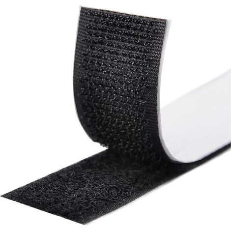[NON UTILIZZATO] Nastri adesivi 8M, nastro adesivo antiscivolo, nastri adesivi, nastro a strappo, nastri adesivi autoadesivi per tutti i tipi di installazioni di cornici per foto, 20 mm (nero)