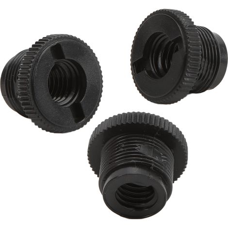Lot de 5 adaptateurs de vis en plastique 3/8 po femelle vers 5/8 po mâle pour supports, bras articulés et pieds de microphone (1/5)