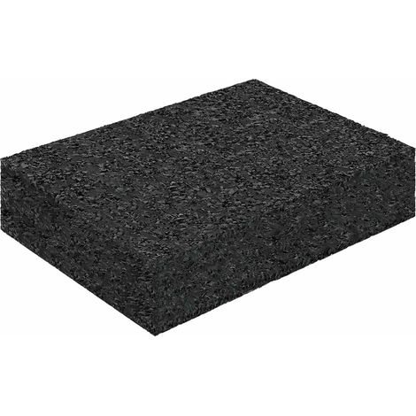 Rubber Granulate Patio Pad 25 pcs Black 9 x 6 x 2 cm Rubber vidaXL
