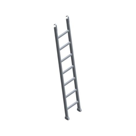 Echelle alu pour plancher bac à trappe - DIMOS - 70 mm
