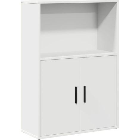 Maison Exclusive - Libreria Bianca 60x24x85 cm in Legno Multistrato