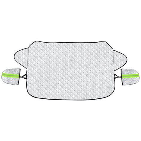 - Couverture Pare Brise Voiture Protection Pare Brise Hiver Protege Pare Brise Magnétique Universelle Couverture Repliable pour Bache Voiture Anti Givre Neige UV Poussière Pluie (147x100cm)-Chrom (1/5)