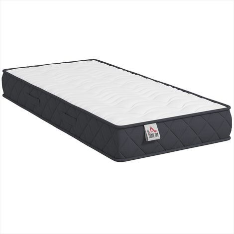 Matelas Lit 90 x 190 cm à mémoire de forme 20 cm une place (1/5)