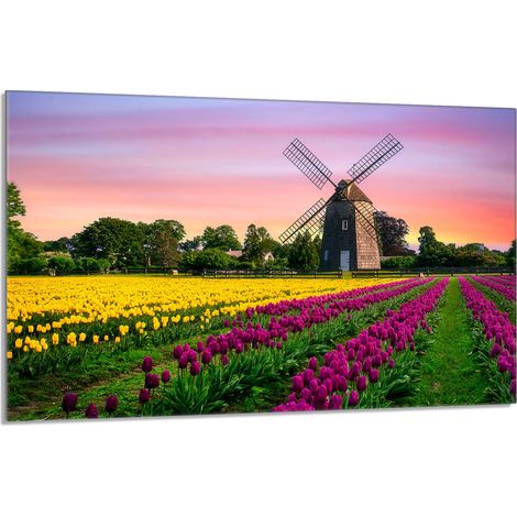 Glasschutzplatte für den Herd 80x52 Łąka (1/5)