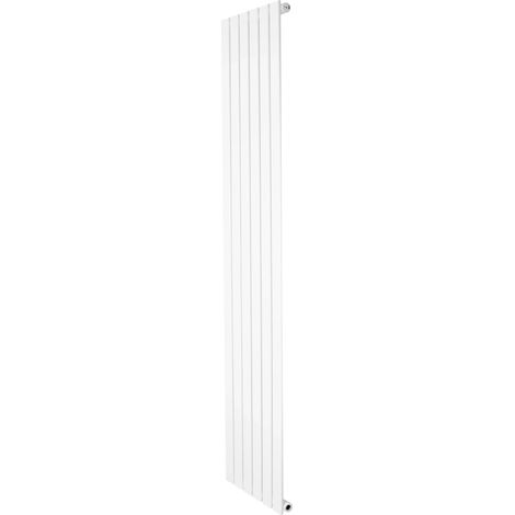 Flat Single Column Radiator - 1800 x 420mm - White (1/5)