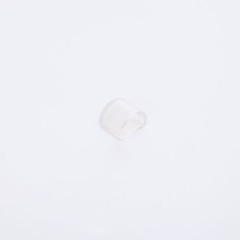 Embout de Finition pour Ruban LED COB 220V AC Largeur 12mm Transparent