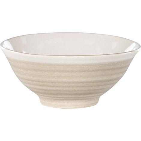 Jublie bol en grès beige.