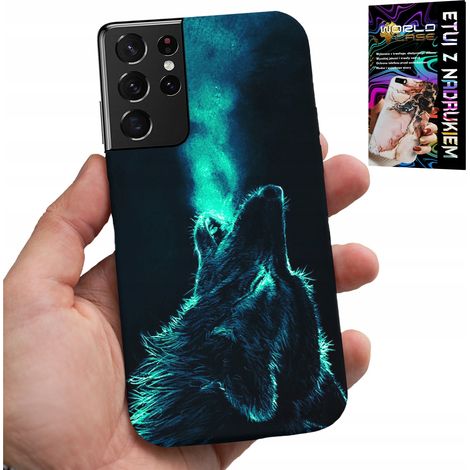 Custodia per Samsung Galaxy S21 Ultra - lupo lupo branco super motivi alloggiamento (1/5)