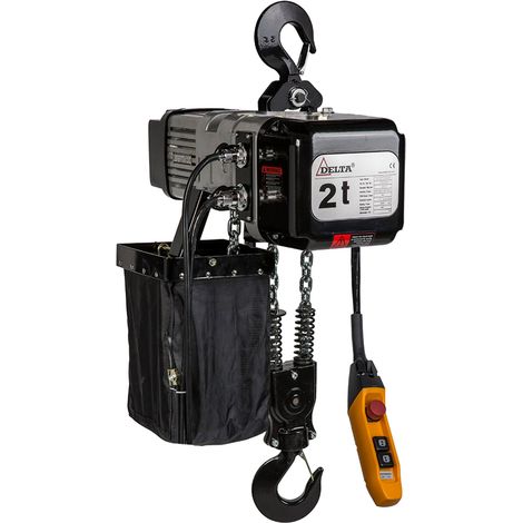 DELTA Elektrischer Kettenzug DTS – 400V - Tragkraft 2,0t Hubhöhe 10m 2 Geschwindigkeiten 2 Kettenstränge