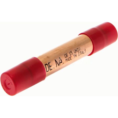 Filtro Deshidratador Cobre 15g  19x117mm  Conexión 3/16" x Capilar para Soldar  Universal Refrigeración y Línea Blanca