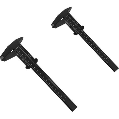 Set of 2 Student Utensils, Vernier Calipers, Plastic（150mm）