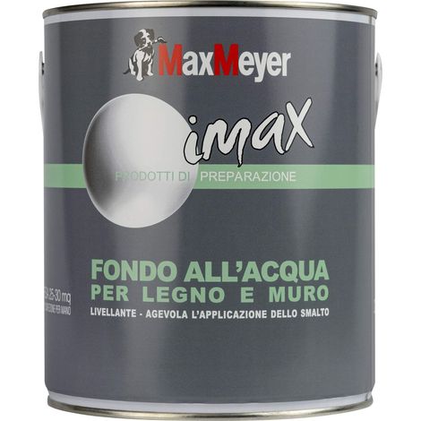 Fondo MaxMeyer ad acqua per legno e muro bianco lt.2,50 (1/3)