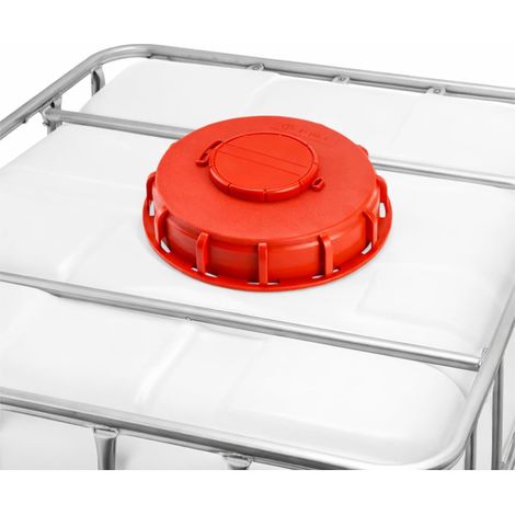 Couvercle de réservoir IBC 162 mm - Pour cuve 1000 L - Plastique PE - Ventilé - Étanchéité optimale (1/5)