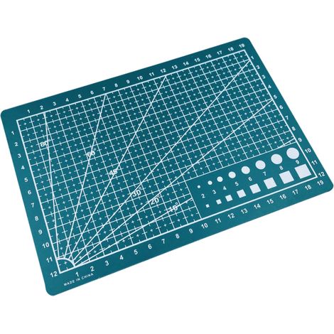 Schneidematte im A5-Format, einseitig verwendbar, DIY-Werkzeug mit klaren Rasterlinien und Ecken für Scrapbooking und Bastelprojekte