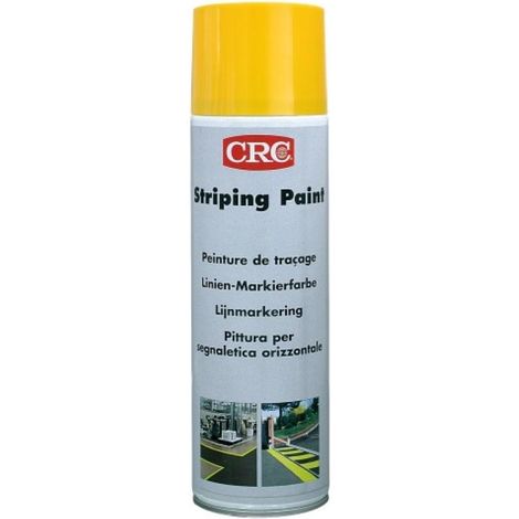 Peinture de traçage de ligne en aérosol CRC STRIPING PAINT, Blanc Brillant, 500ml ( Prix pour 1 ) (1/3)